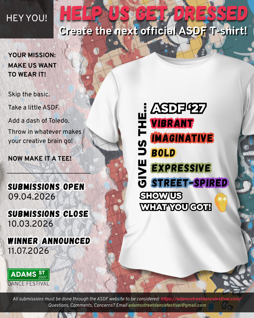 ASDF 2027 T-Shirt Design Contest